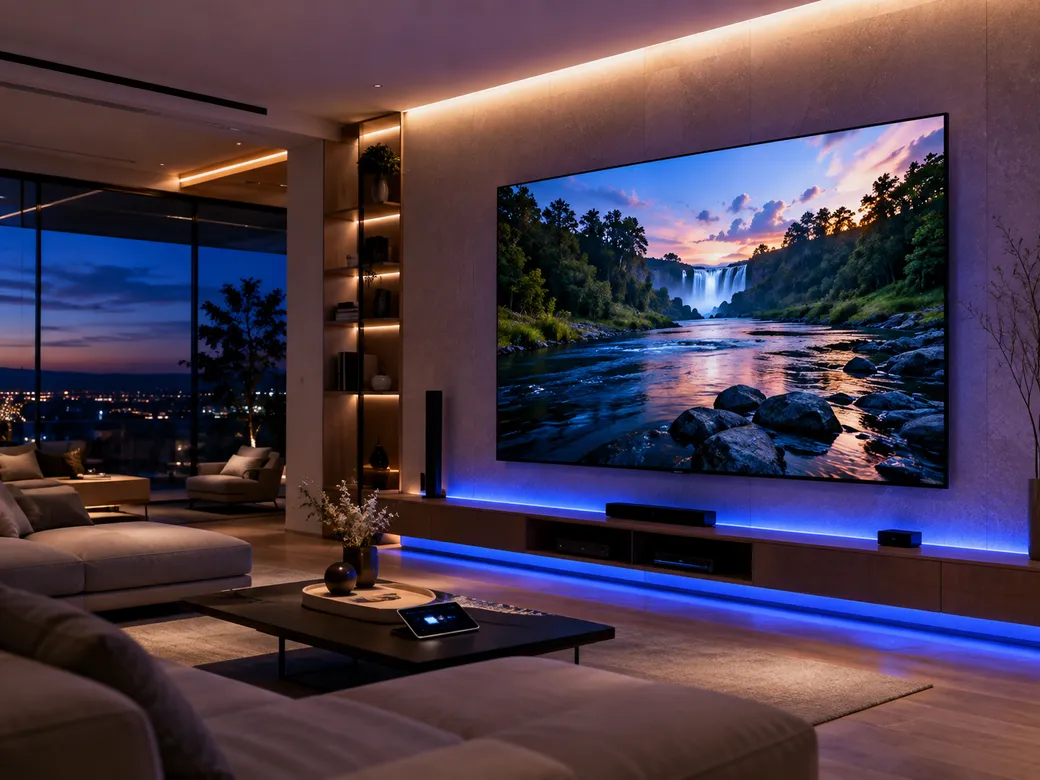 IPTV premium en 4K en un televisor de gran formato